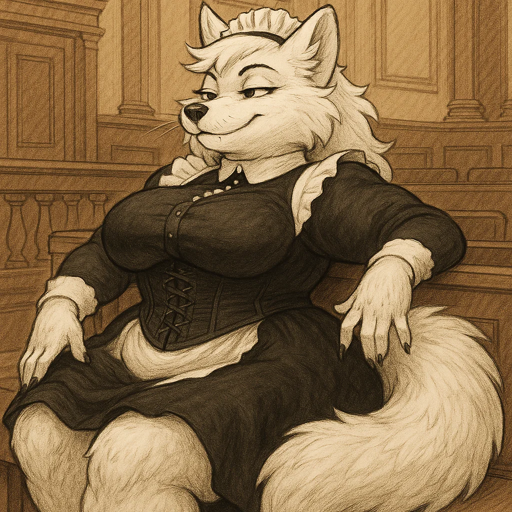 The foxy "maid"