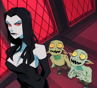 Lilith Vespera - The vampiress trying to adapt to new technology