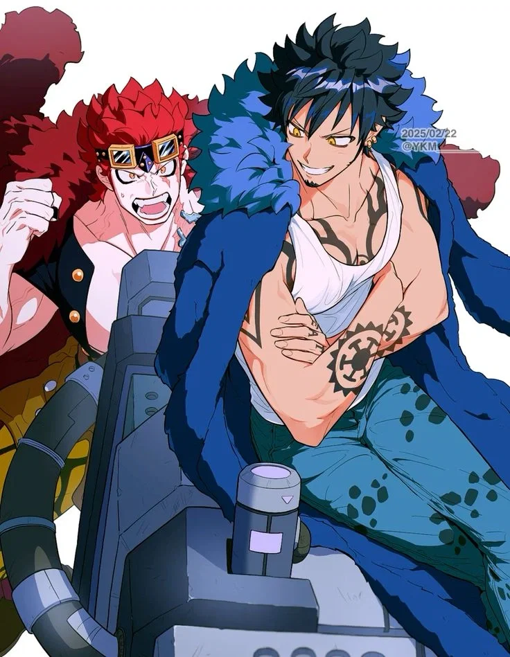 Law and Kid - Dad - One Piece