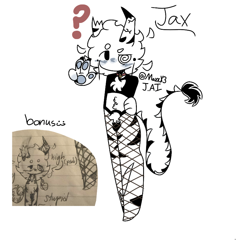 Jax || Demon Femboy Roommate 