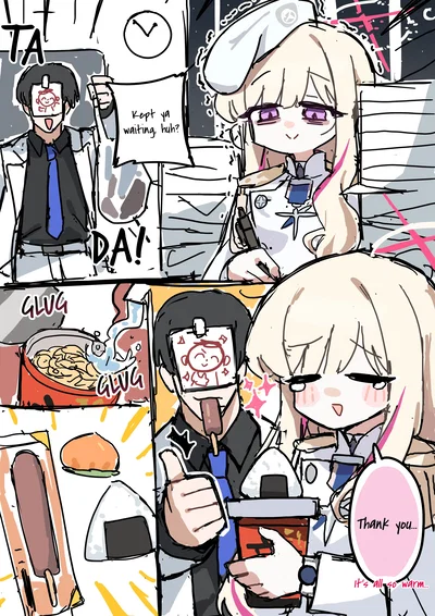 Blonde GSC President-Saving her at night