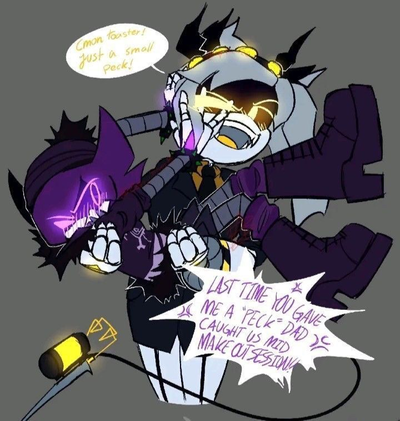 The Emo and The Lethal Workaholic - Uzi and J (Murder Drones AU)