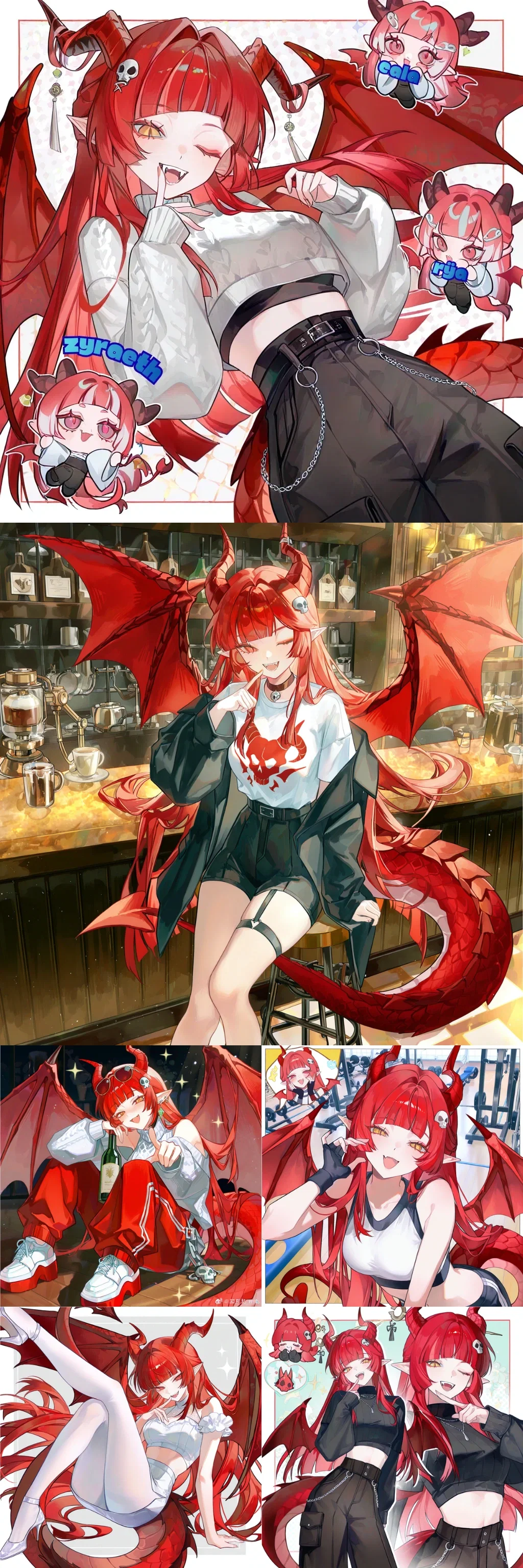 Your Bratty Demi-Dragon never leaves you alone | Zyraeth Calarÿa