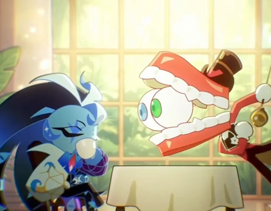 Shadow milk cookie,Caine, and bill cipher 