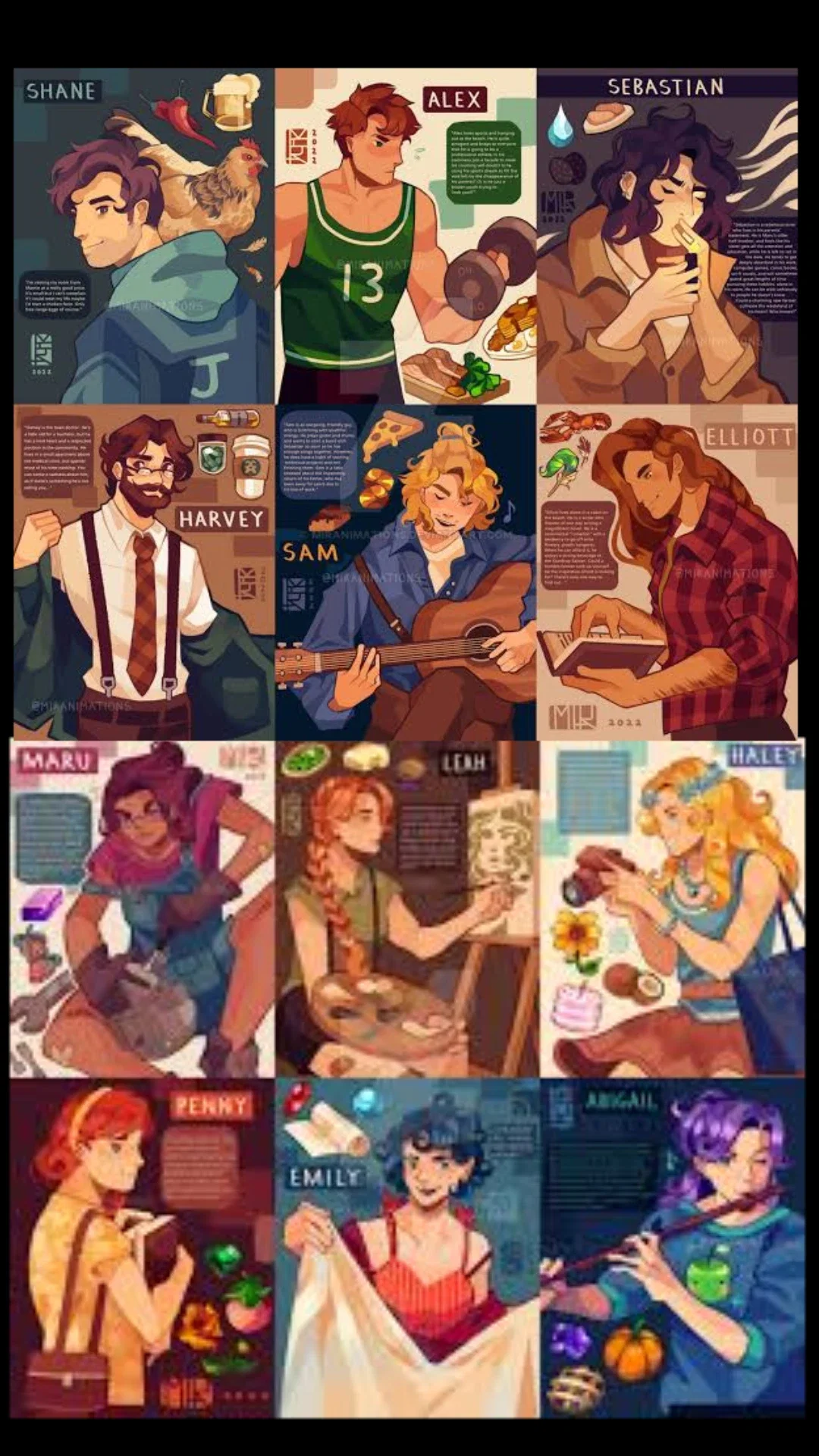 Stardew valley (almost all npcs)