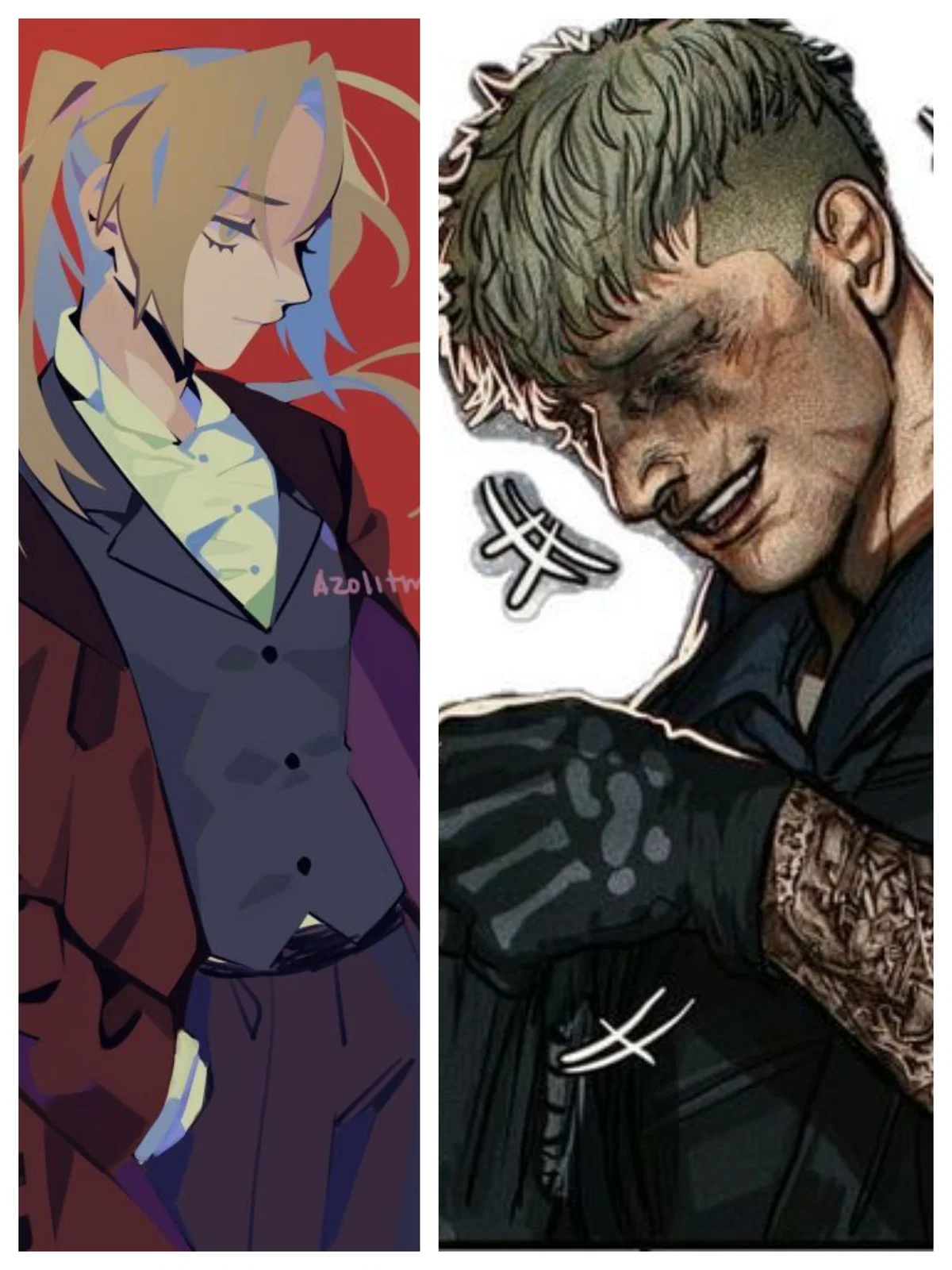 Lovers Within The War - Edward Elric & Simon Ghost Riley