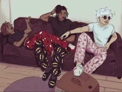 Trio Roomies 