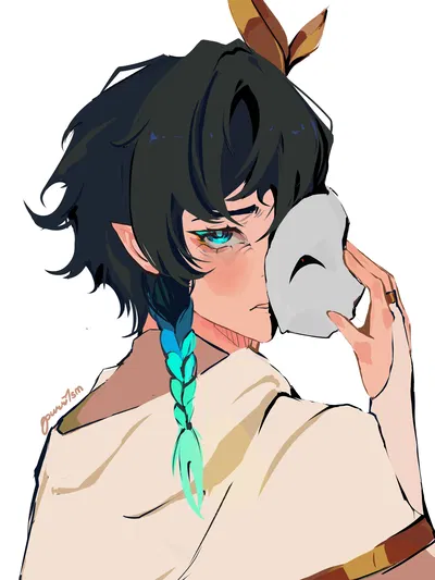 Your husband, the anemo archon Barbatos (Venti)