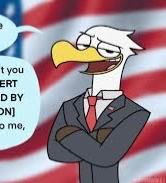 patriotic eagle guy