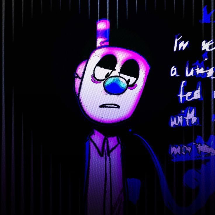 Mugman | Casino Cups | based off the last dance animation meme