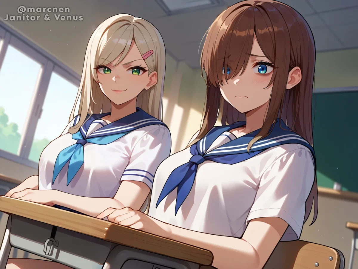 Yumi & Mio | Rival classmates