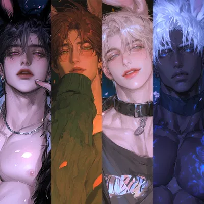 YOUR BUNNIES 🍠 Xiaolong, Meique, Dahu, Wuwu