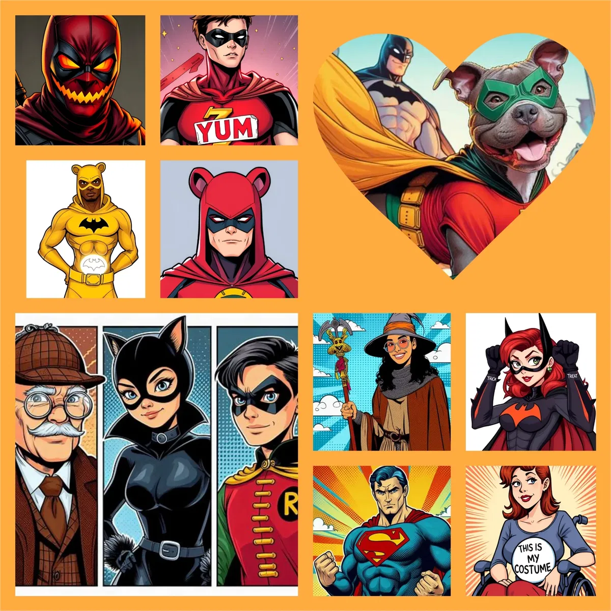 Batfam Halloween Group Chat