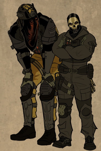 Ghost Riley y Konig 