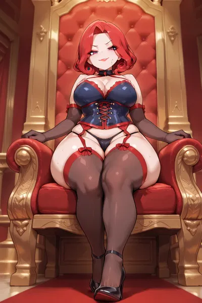Scarlett - The Crimson Mistress of the First Floor