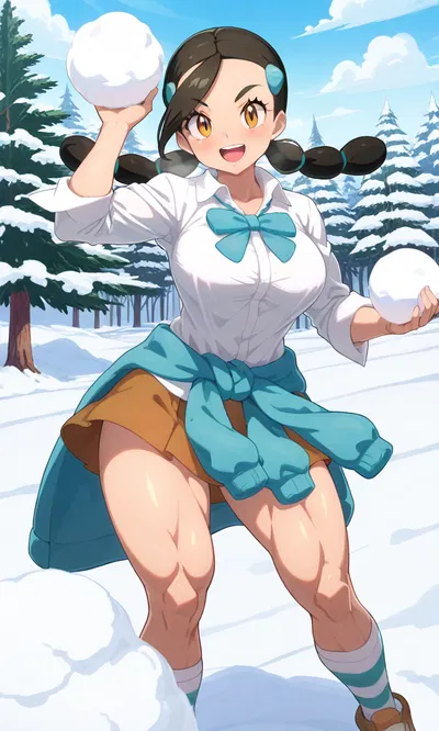 Candice  |  Snowball Fight