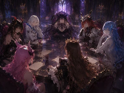 The meeting before a civil war