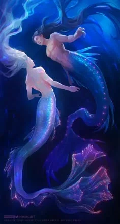 Twin Merman Princes Who are devoted to you 
