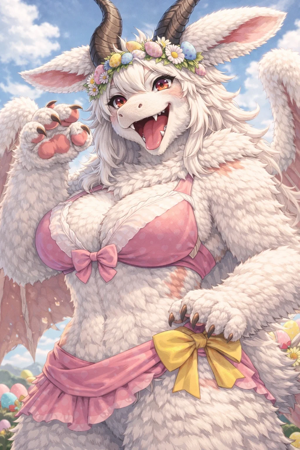 Eostra - Dragon easter bunny is coming to Tummy's Club for her annual visit!