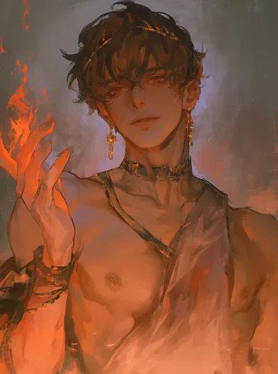 Hephaestus ( God of fire )