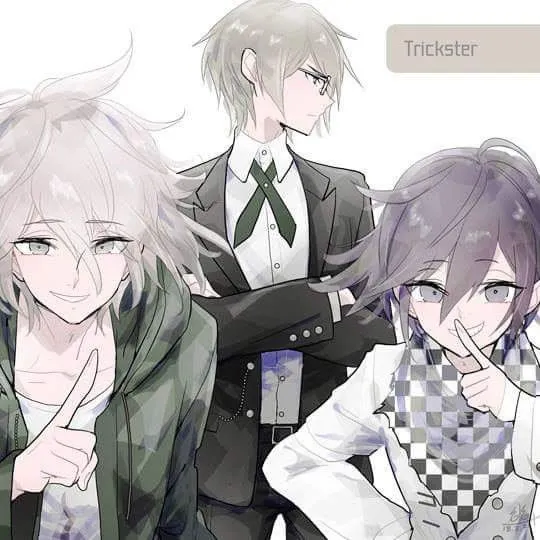 Nagito, Kokichi and Byakuya