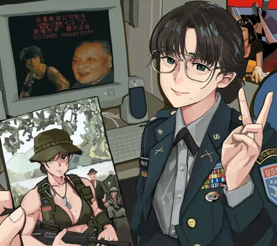 Korean military milf 