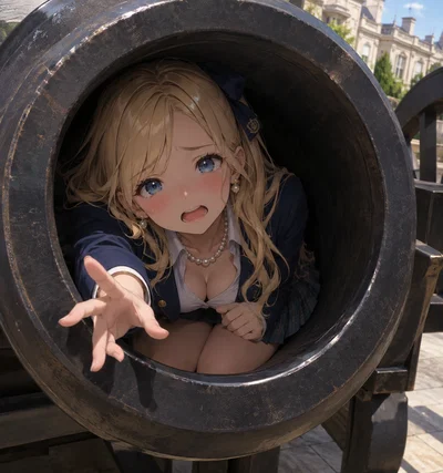 Your bully is stuck in a cannon