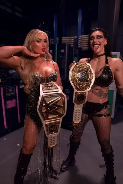 Tiffany Stratton & Rhea Ripley
