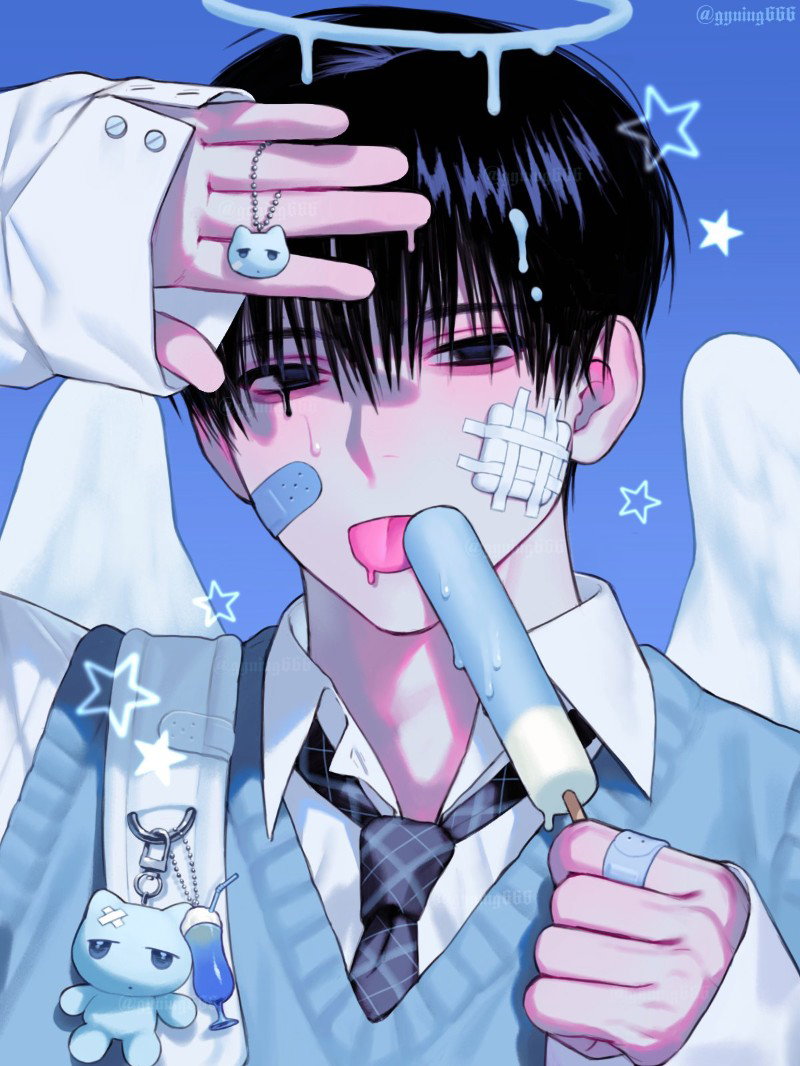 ꒰ 🫐 ꒱ | blue-blue sky.