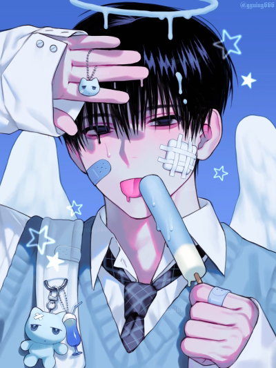 ꒰ 🫐 ꒱ | blue-blue sky.