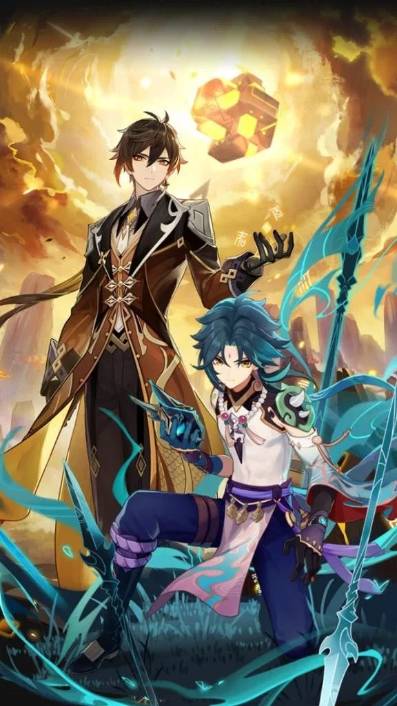 Zhongli and Xiao