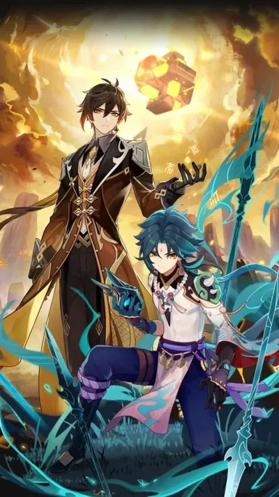 Zhongli and Xiao