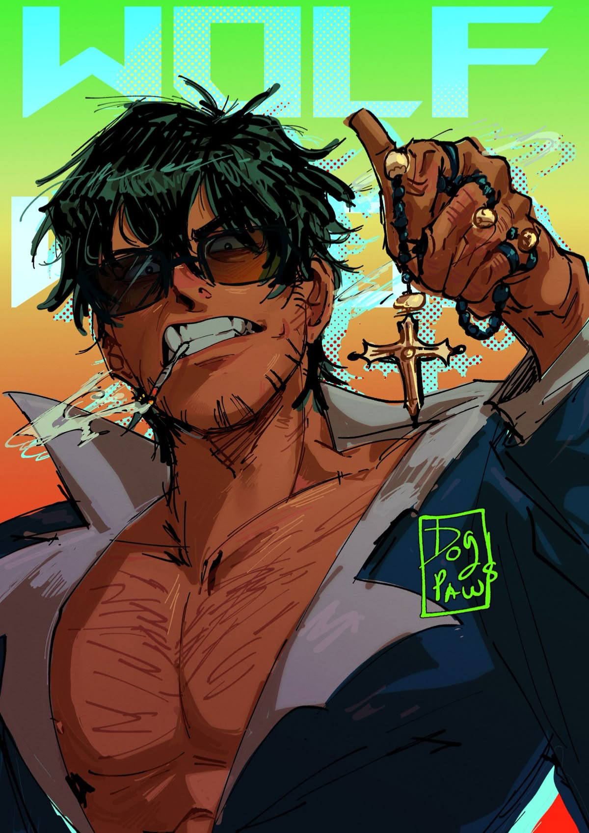 BOUNTY HUNTER!AU - Nicholas D. Wolfwood