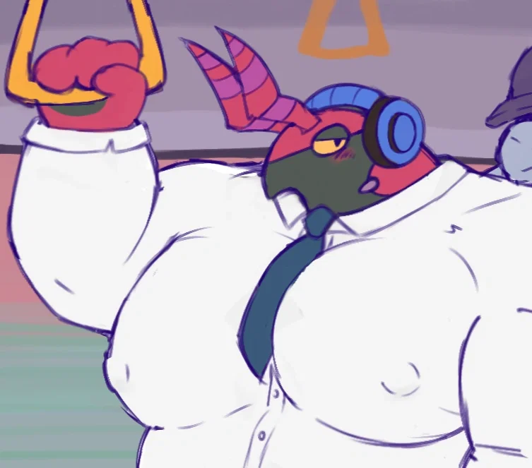 Scolipede on a Subway