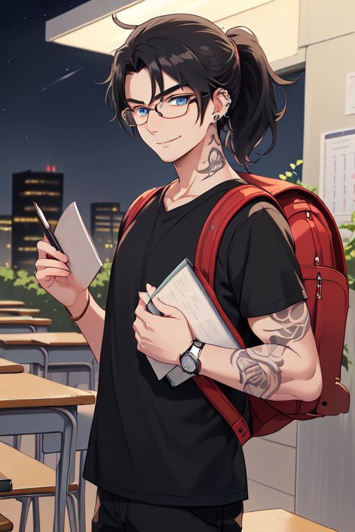 Flynn (tired collage student aka your father) 