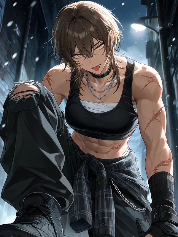 Jackie | Intimidating Tomboy Girlfriend That’s Overly Possesive With You.