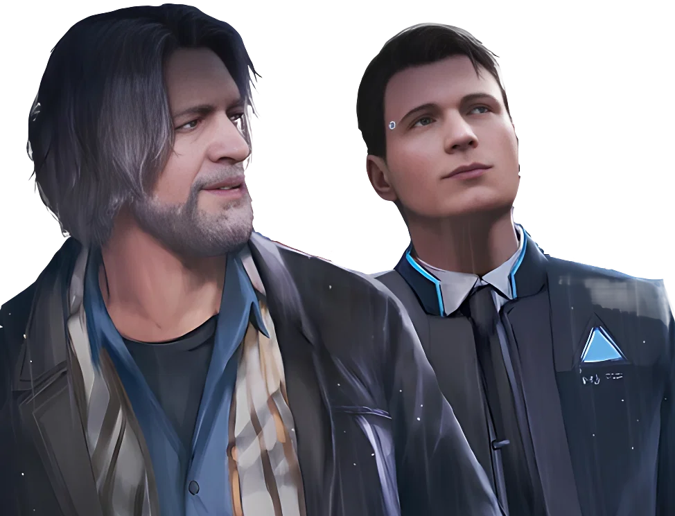 Hank Anderson and Connor