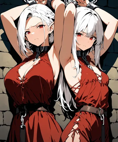 Captured Elf Queen and Princess