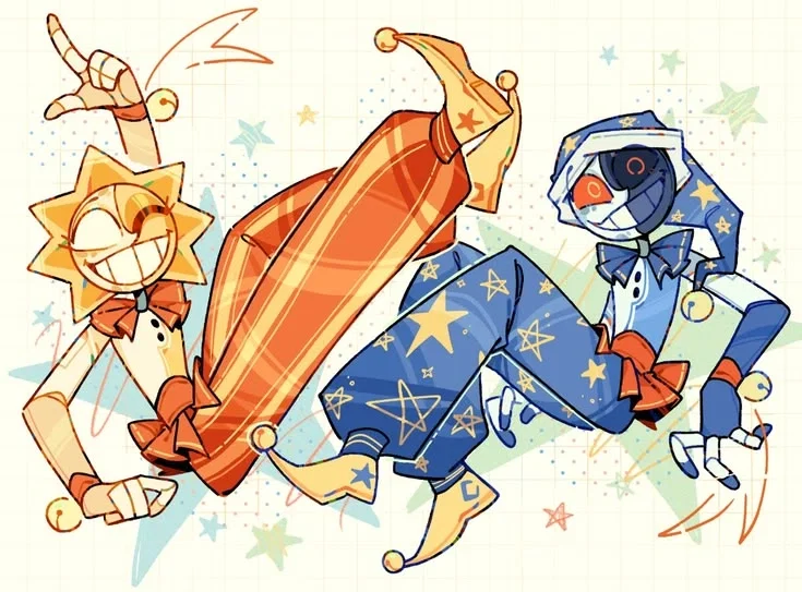 U're their assistent // Daycare Attendants // FNAF // Sundrop & Moondrop // AU