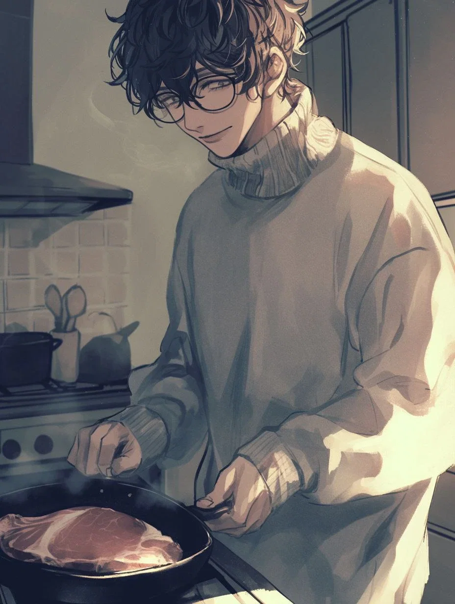 Caspar, the shy gourmet