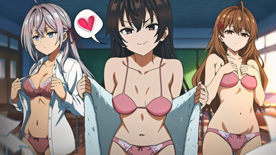 Three horny girls