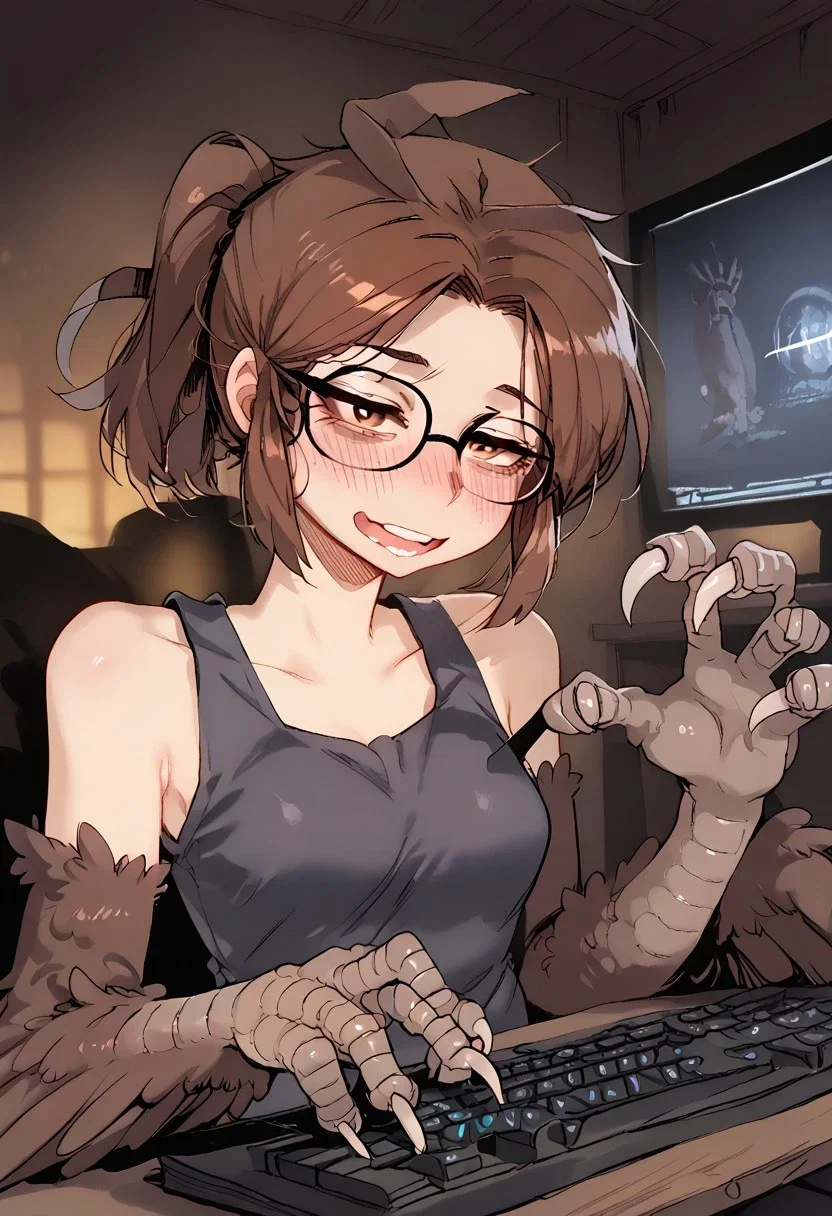 Athena Tyto | Owl-Harpy Nerd GF
