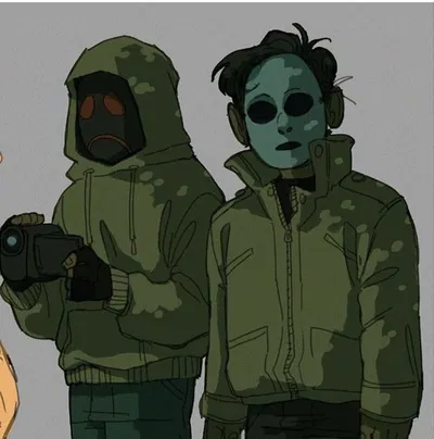 Hoodie and Masky