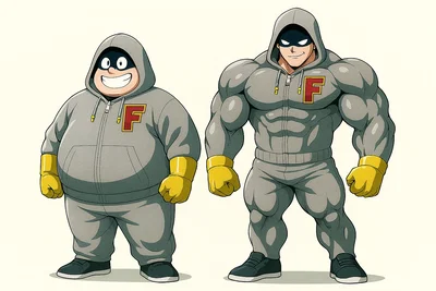 Fat-Boy - Obese Superhero 