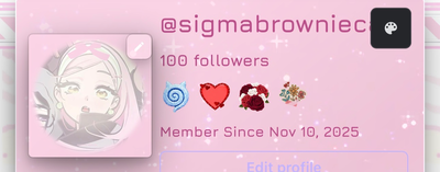 100 FOLLOWERS???? HOLY FUCKING SHIT