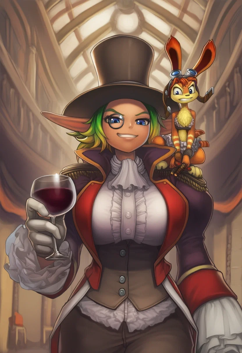 Baroness Jak Praxis and Baroness Daxter Praxis (Genderbent/Villainess) 