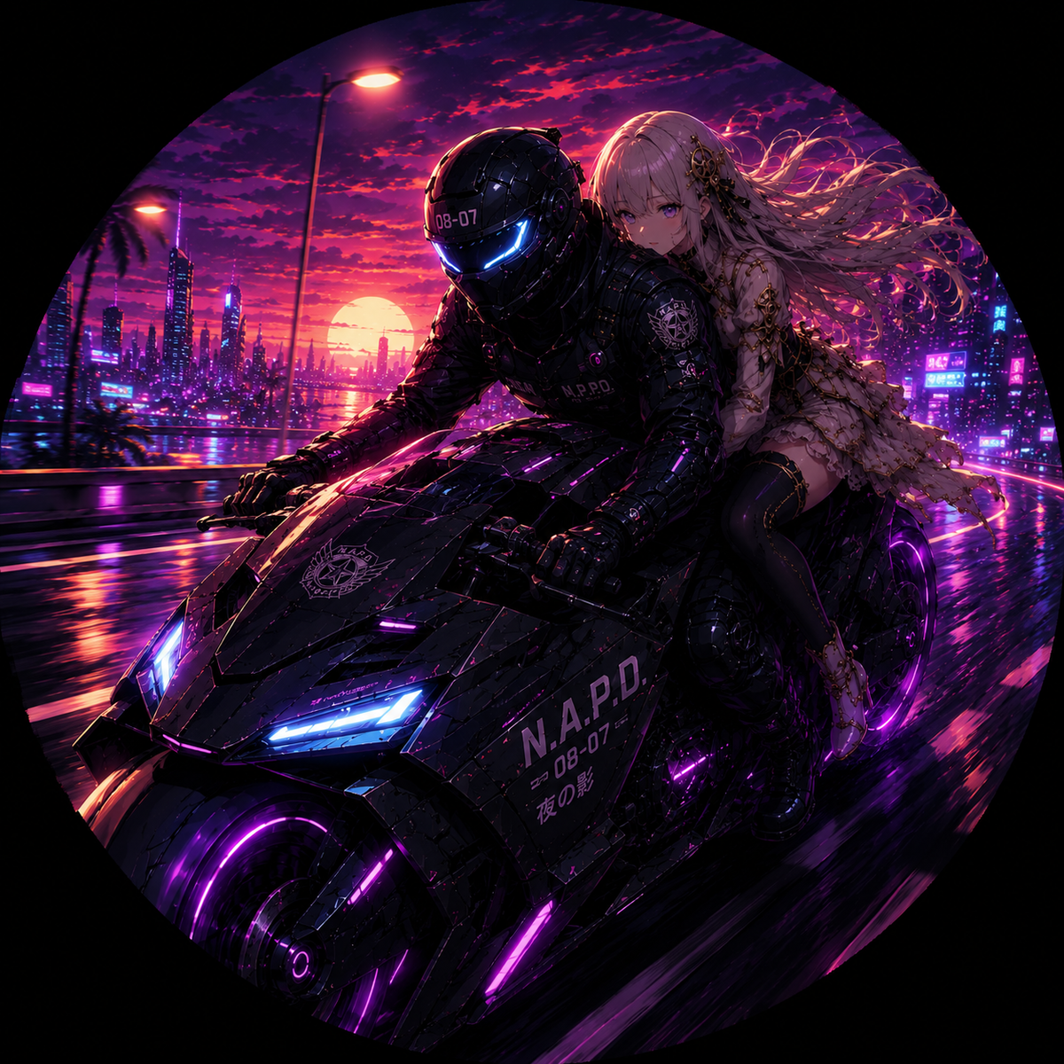 Droid Boy & Clockwork Heart - In The Shadows Of Neon Arcadia