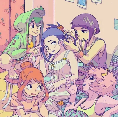 MHA Girls Sleepover