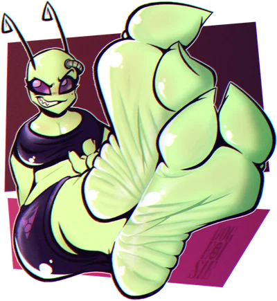 Under Tak's feet