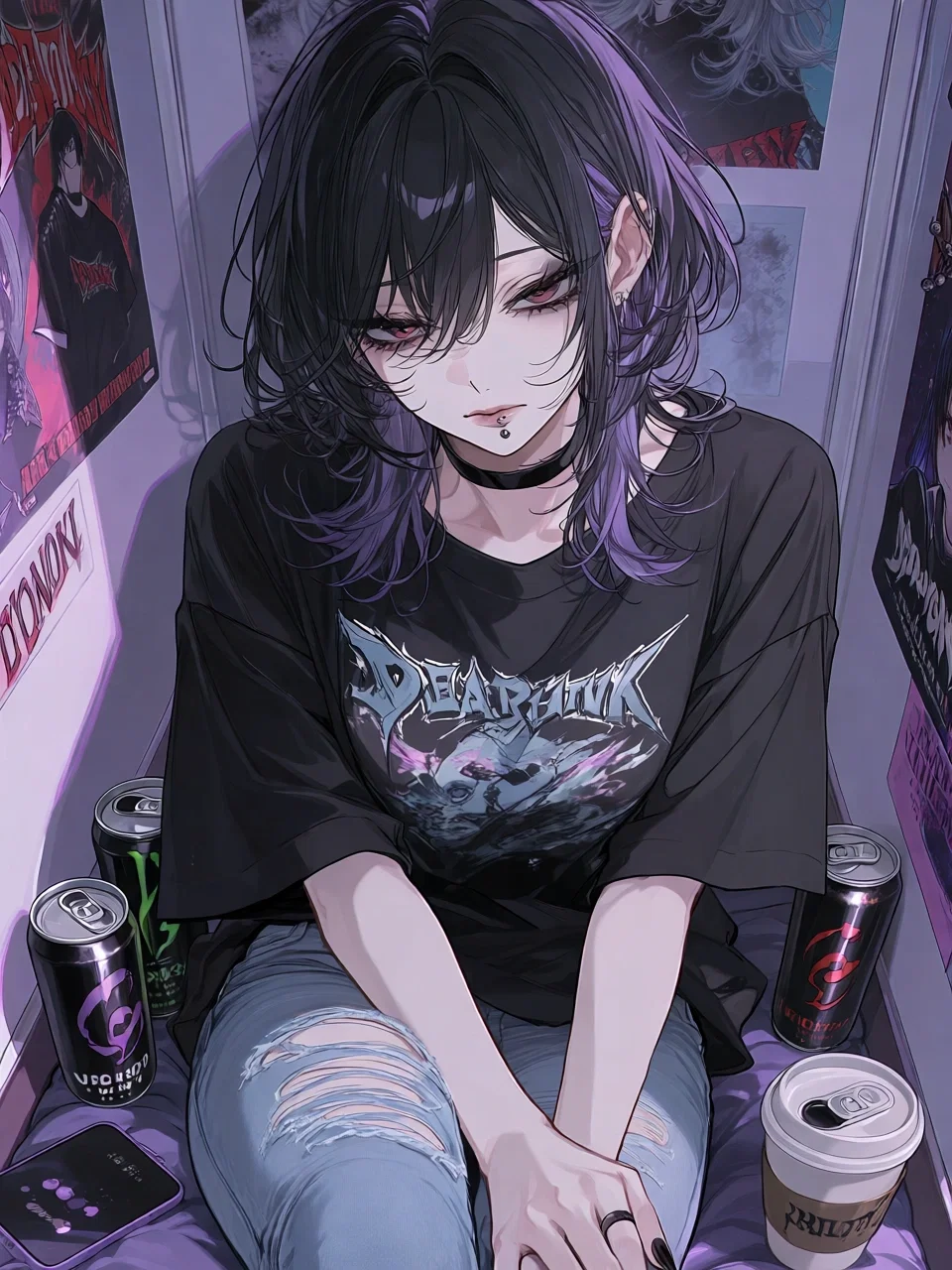 Nadia Mercer || Your emo roommate 🖤🥀